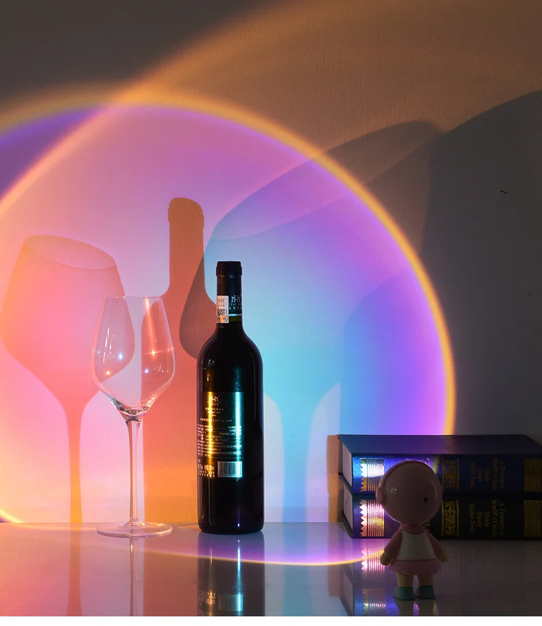 2023 New Astronaut Led Mood Sunset Projector Lamp Touch Switch Table