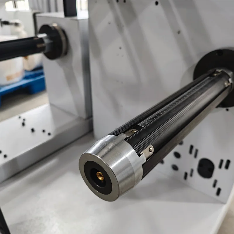 Automatic Label Winder Rewinder Machine Aluminum Foil Table Top Paper Rewinding with Counter Post Press Equipment