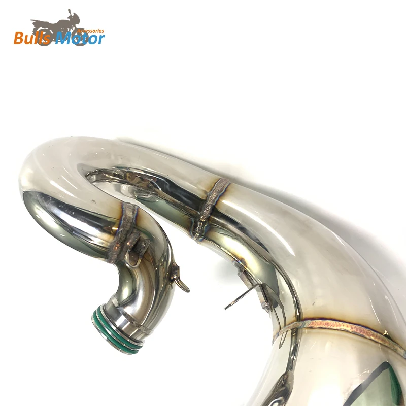 2 Strokes Offroad Bike Exhaust Header Pipe Slipon Exhaust Muffler For