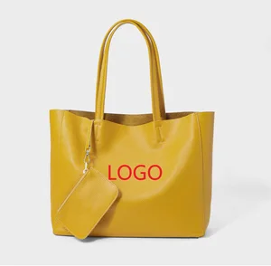 Custom branded women's luxury tote hand bag shopping full grain cowhide genuine handbag Handmade ladies designer shoulder bag