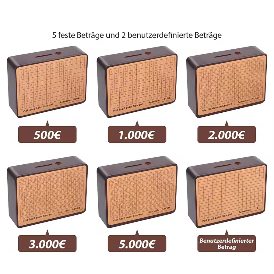 2024 новая бамбуковая Копилка деревянная копилка для денег/деревянные копилки