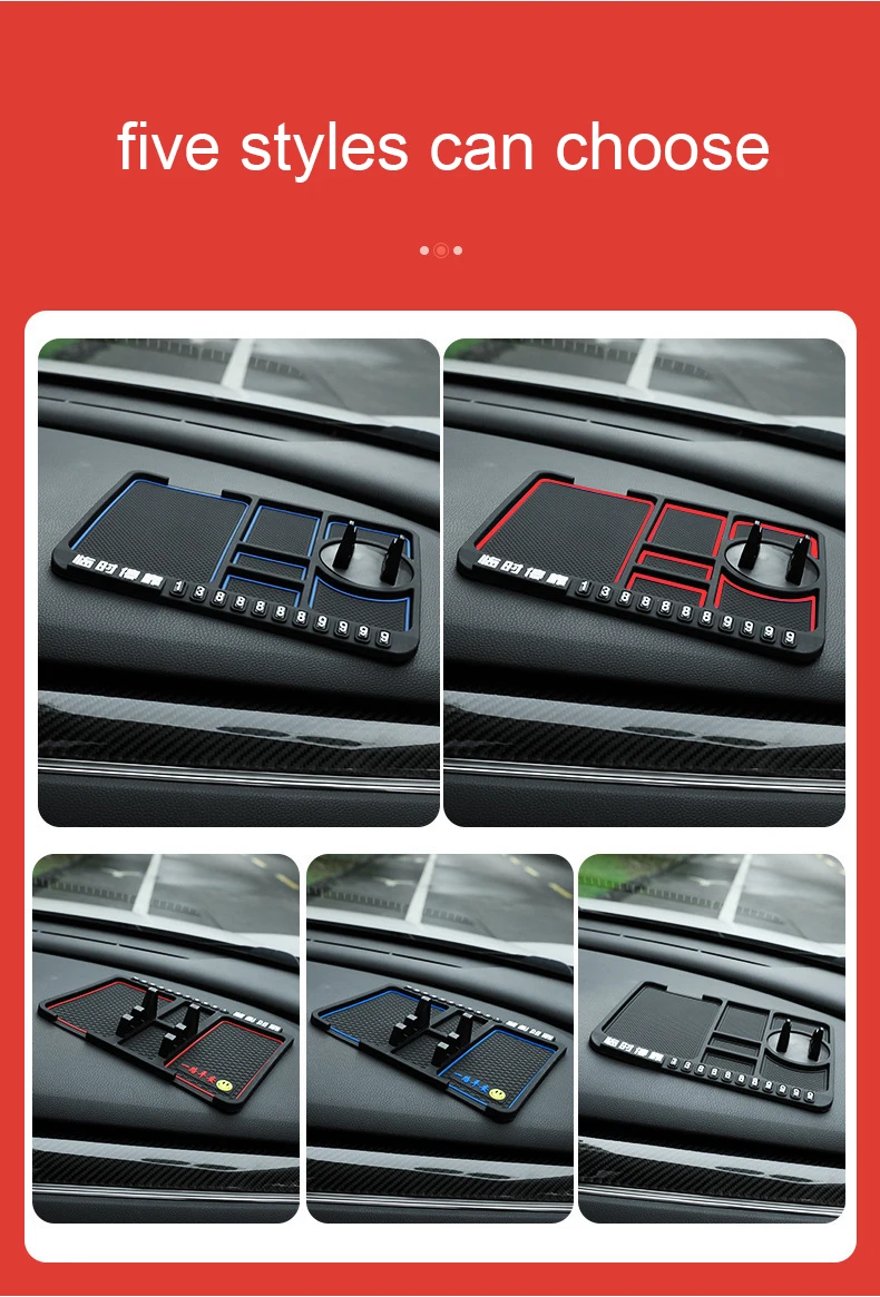 New arrival dashboard non slip multifunctional cell phone GPS holder mat pad for car