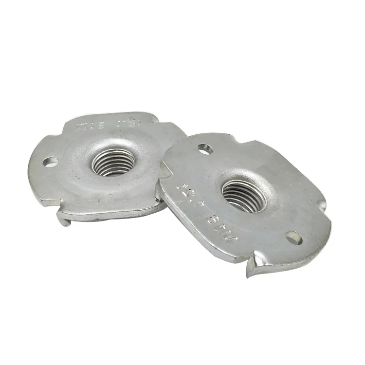 Manufacturers Wholesale M10 DIN1624 4 Prong Insert T Nut Stainless Steel Four Claw Tee Nut