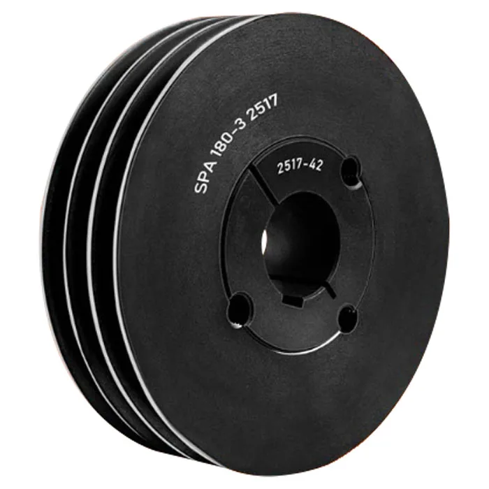 Standard Size Spa Spb Spz Sheave Wheel Tension Double Groove Cast Iron
