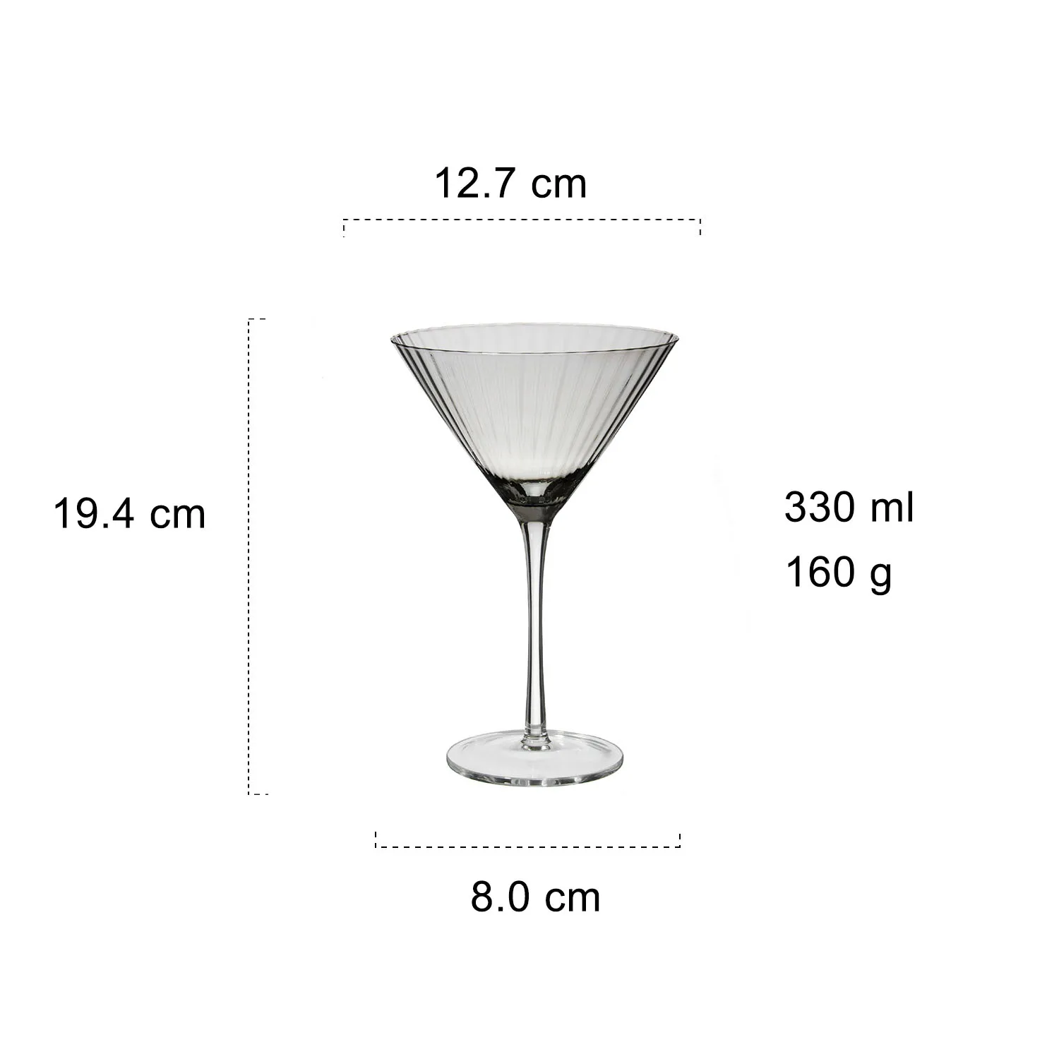 Wholesale Drinkware Tumbler Crystal Grey Colored Origami Ribbed Red