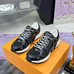 Top Luxury Sports Shoes Lvs New Style Lace Light Mesh Breathable Comfortable Soft EVA Rubber Outsole TPR Midsole Walking Shoes