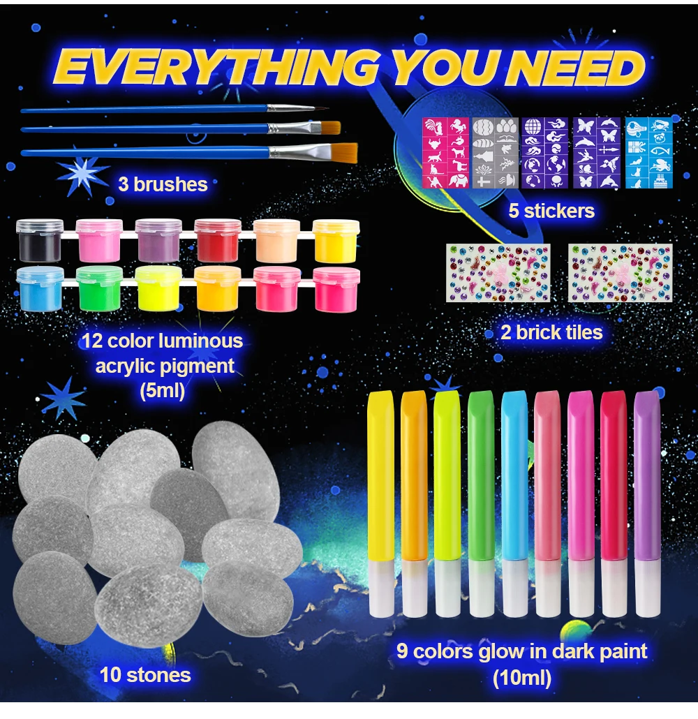 Amazing Non Toxic Glow In The Dark Paint Landscape in 4K Amazing Non Toxic Glow In The Dark Paint Landscape in 4K