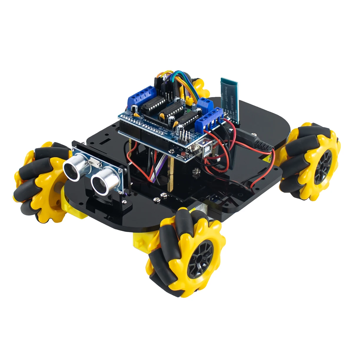 LAFVIN 4WD Mecanum Robot Car for Arduino Robot Car Kit Smart DIY UNO R3 Project