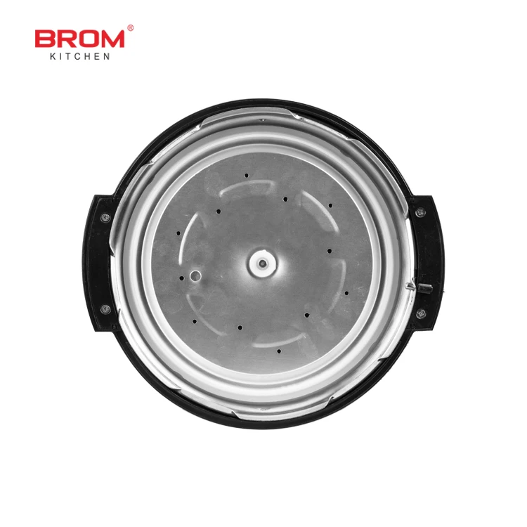 6L Programmable Electric Pressure Cooker LED Display Stainless Steel Housing Aluminum Inner Pot for Home Hotel Cooks Rice More