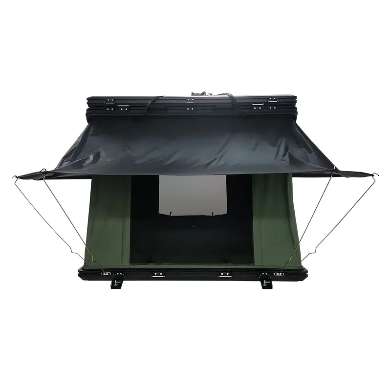 2024 Rock Cruiser Hard Shell Roof Top Tent Camper for Car Roof Top Tent Overland Z Style Folding Rooftop Tent Trailer