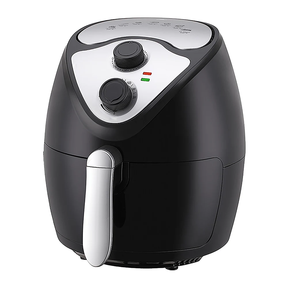 2.6l 1300w Small Air Fryer Easy Carry Manual Control Mechanic Timer Fat