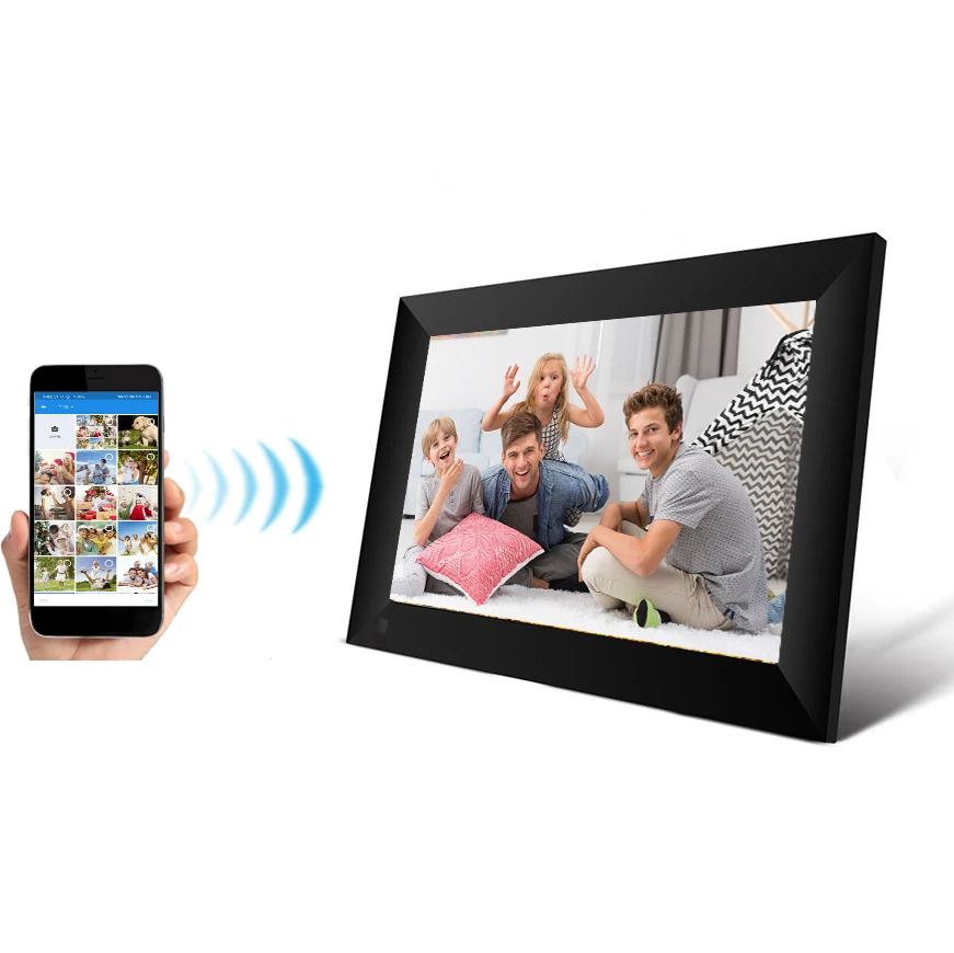2021 IPS Touch Screen Android Wifi Digital Picture Frame 10 Inch Digit Cloud Photo Frame Review