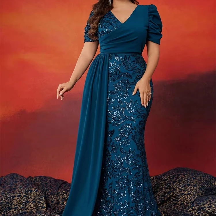 green emerald velvet dress La Femme Embellished Long A-Line Prom Dress main image 0