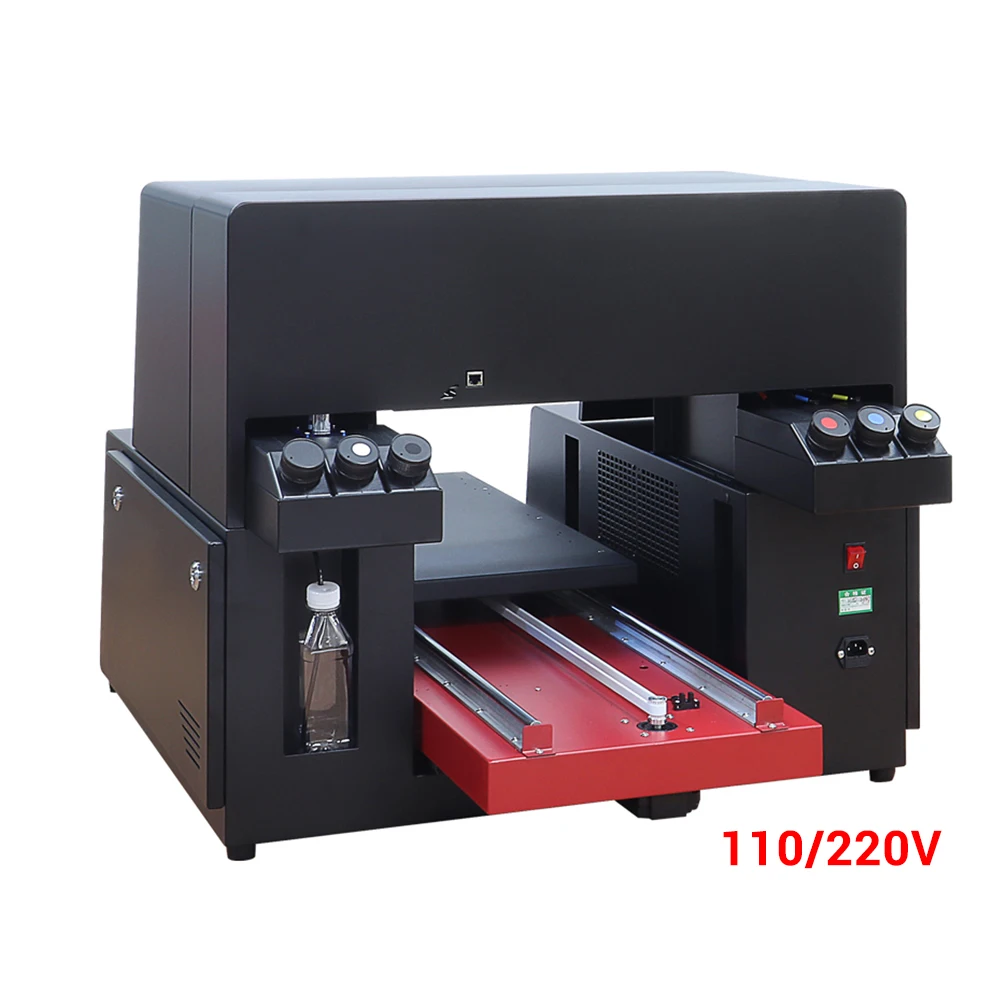 Refinecolor A3 Inkjet Printer Multicolor CMYK White Ink UV Printing Machine for ID PVC Card UV Printer