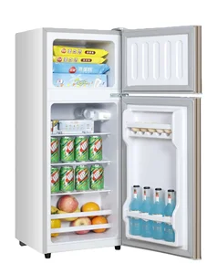 Factory Sale Wholesale Commercial BCD-138L Two Doors Refrigerator Mini Fridge