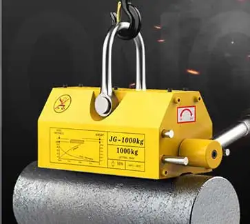 Heavy Duty Magnetic Lifter Tool - 30kg Capacity, Industrial Pickup Magnet For Steel Plates, Welding, Workshop