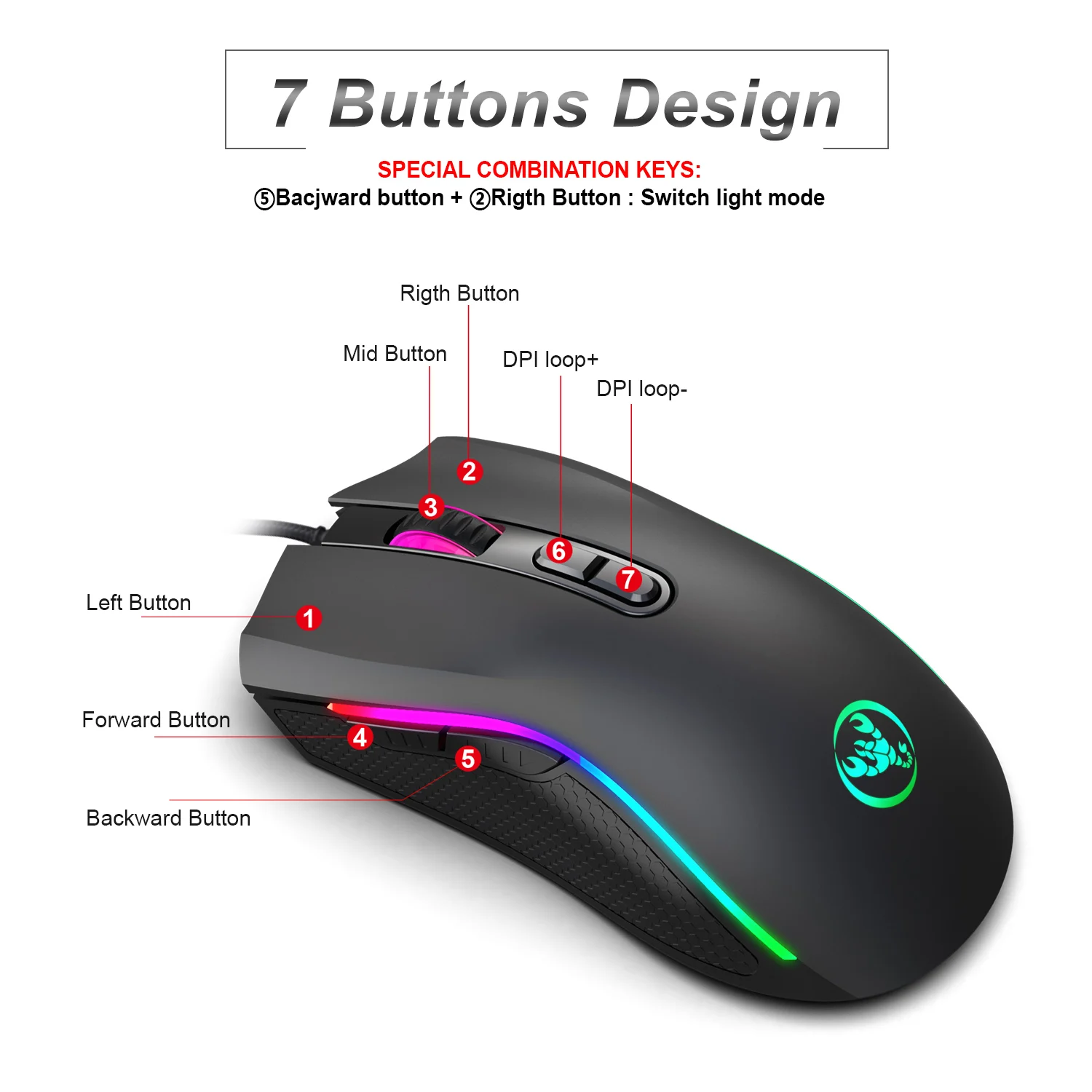 hxsj a869 mouse