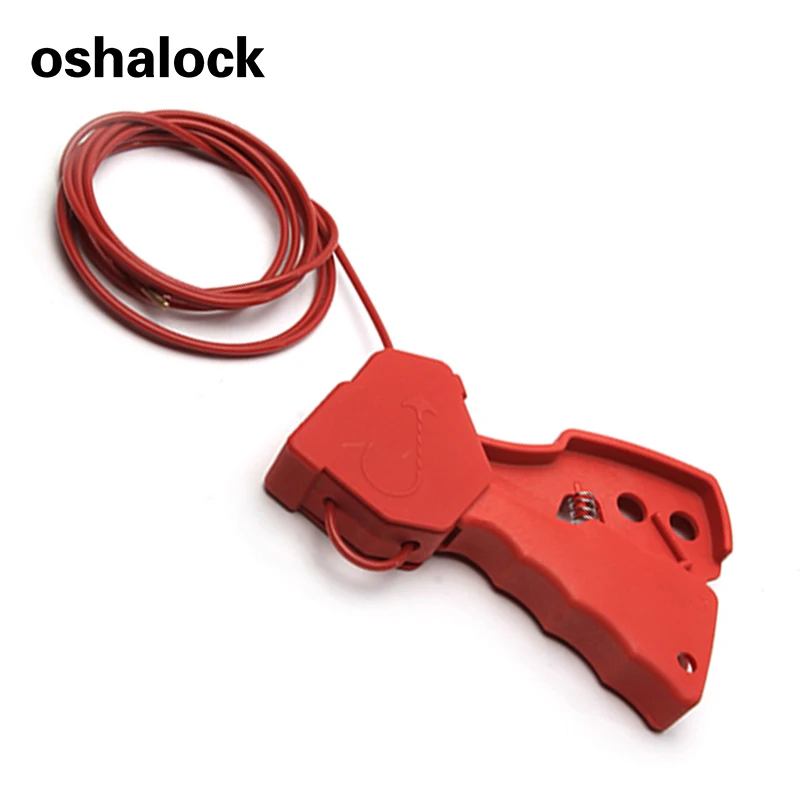 
Регулируемая блокировка кабеля из нержавеющей стали 3,5 мм с кабелем из нержавеющей стали 2,4 м для больших клапанов или устройств большого размера 