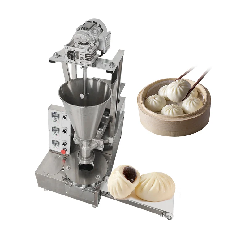 Factory compact design semi-automatic machine bun siumai making steamed stuffed bun making machine