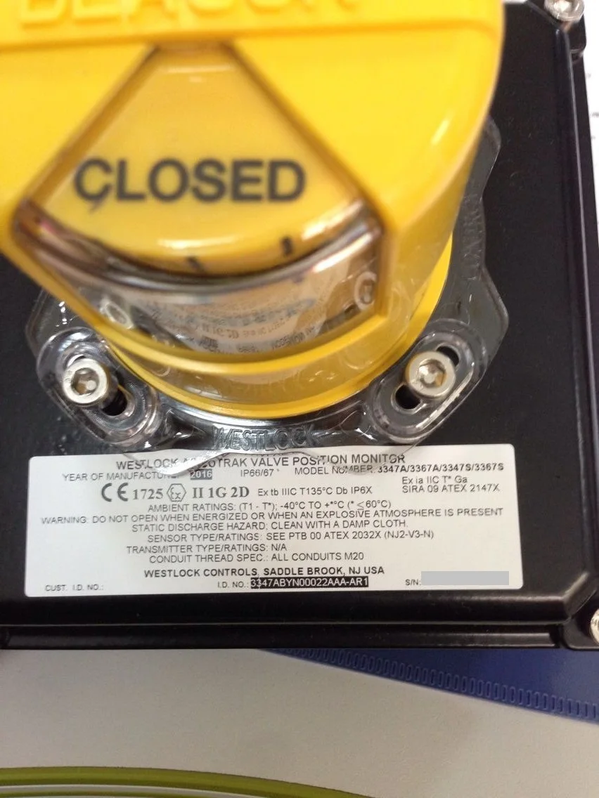 Westlock Valves Positioners 3347abynocs22fanar1 Buy Westlock Valve