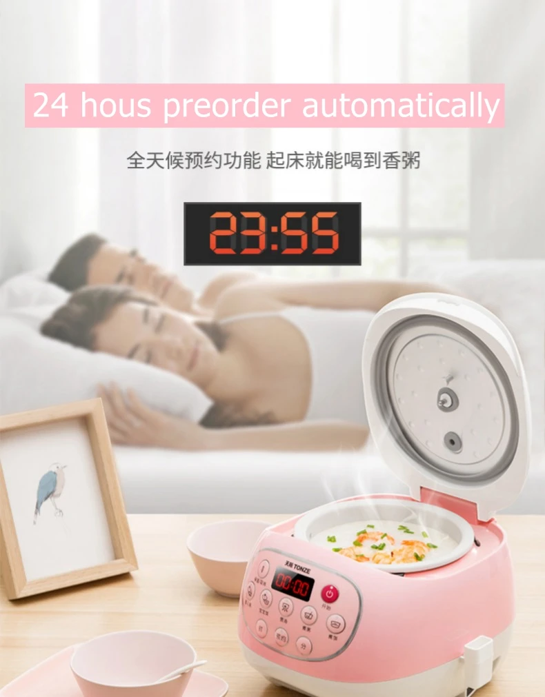 China Heart Shaped Rice Cooker - Tonze NonStick Ceramic Rice Cooker – Tonze  Manufacturer and Supplier