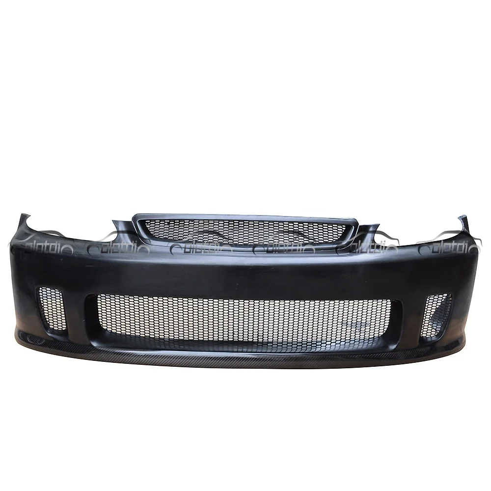 N1 Style Front Bumper Carbon Body Kit For Honda Civic Eg Ek Type R
