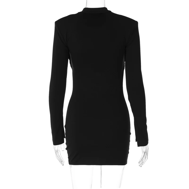 Lygens 4649 Luxy Turtleneck Hollow Out Long Sleeve Crystal Slim Women's ...