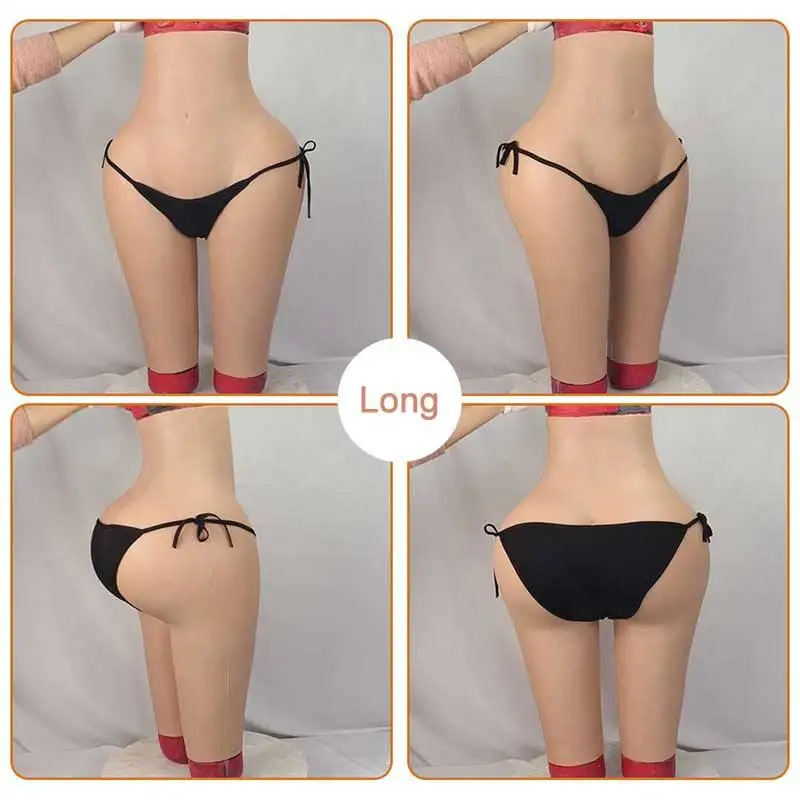 Xxl Size Plus Size Artificial Realistic Silicone 4cm Hips Bum Panty  Push up Panties Soft Bum Shapewear for African Woman