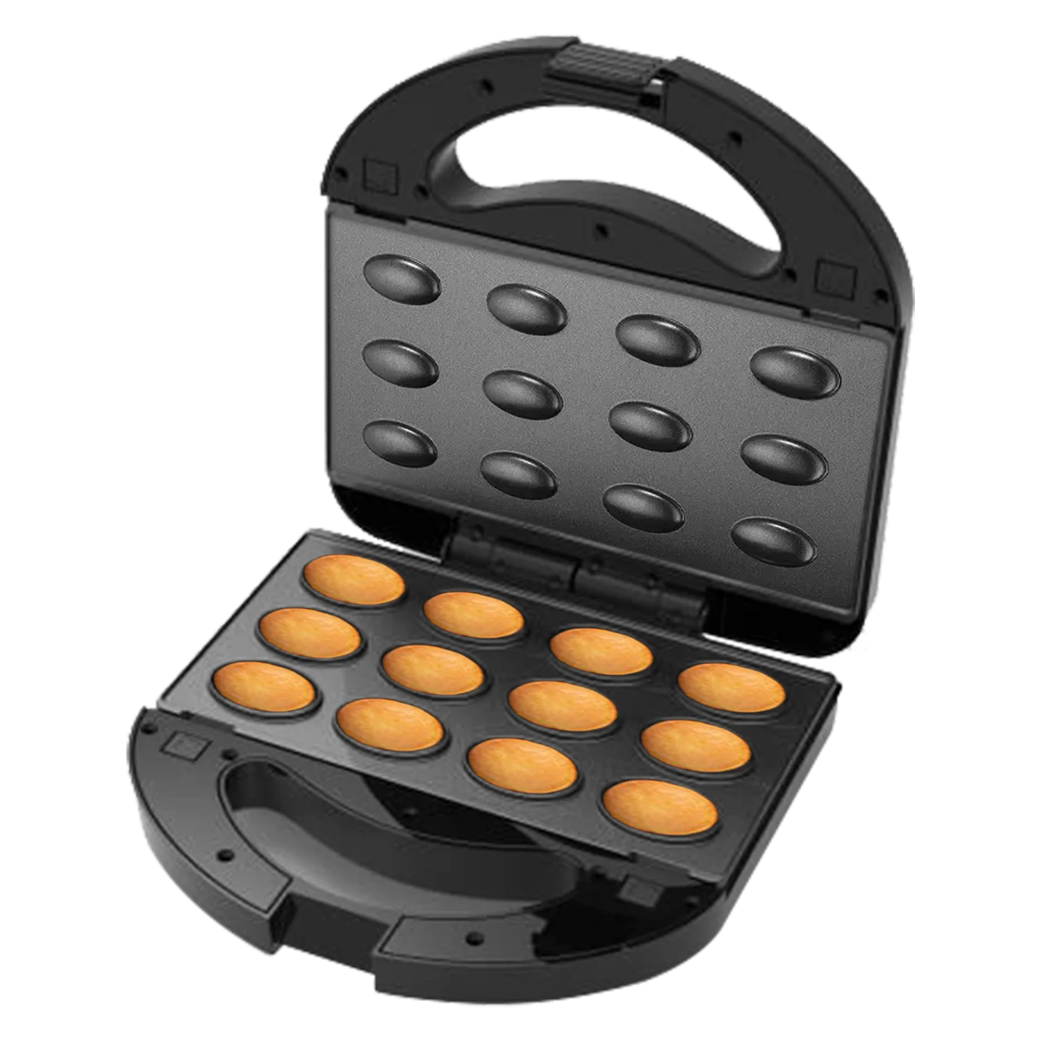 Newest Heart Shaped Waffle Personal Snack Maker Non-stick Cooking ...