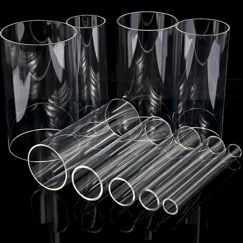 High Quality Large Diameter Transparent Clear Polycarbonate PC Tube Plastic Pipe