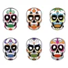 Day of the dead mask style b-pack of 6-one size