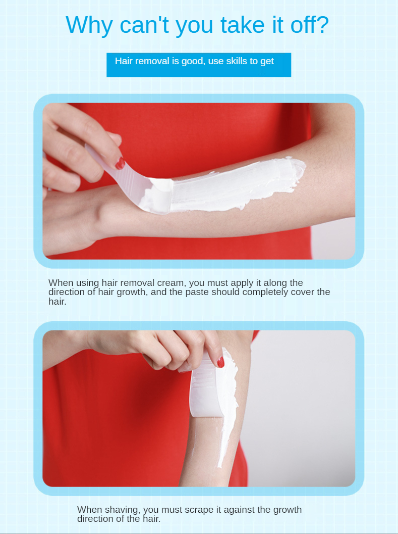 
Ready To Ship Not Permanent Skin Care Depilatory Cream Men Women Hair Removal Cream 