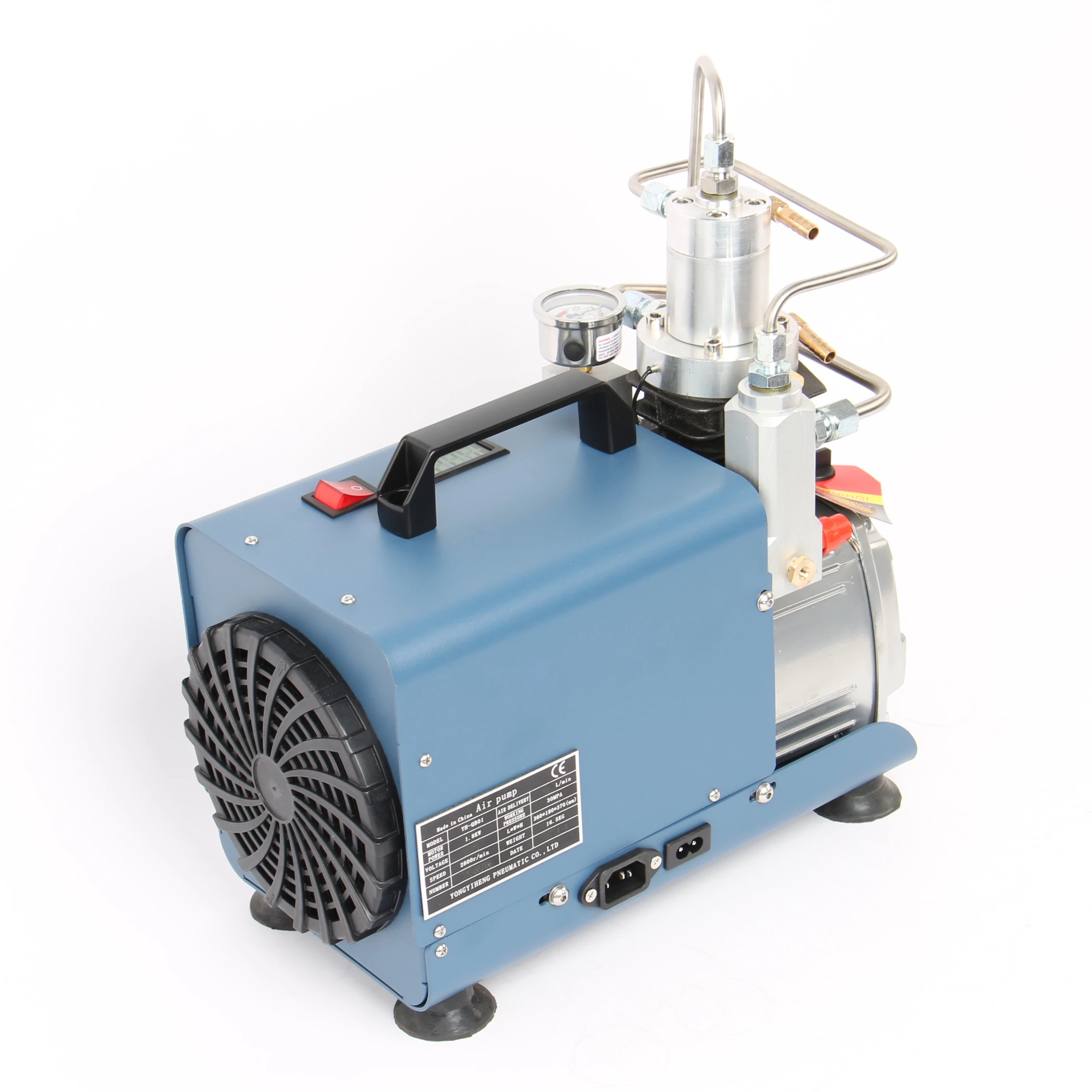 High Pressure Manual Stop Yong Heng Air Compressor 4500psi