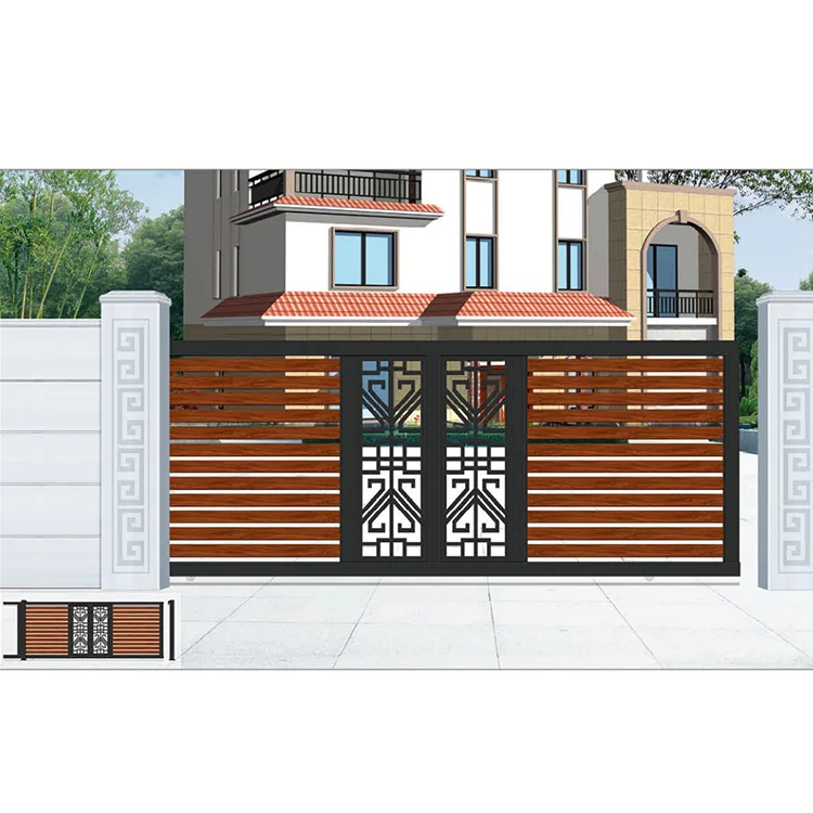 JHR Simple Main Sliding Gate Designs for Homes Sliding Gate Cantilever in Pakistan High Quality Villa Entrance Gate