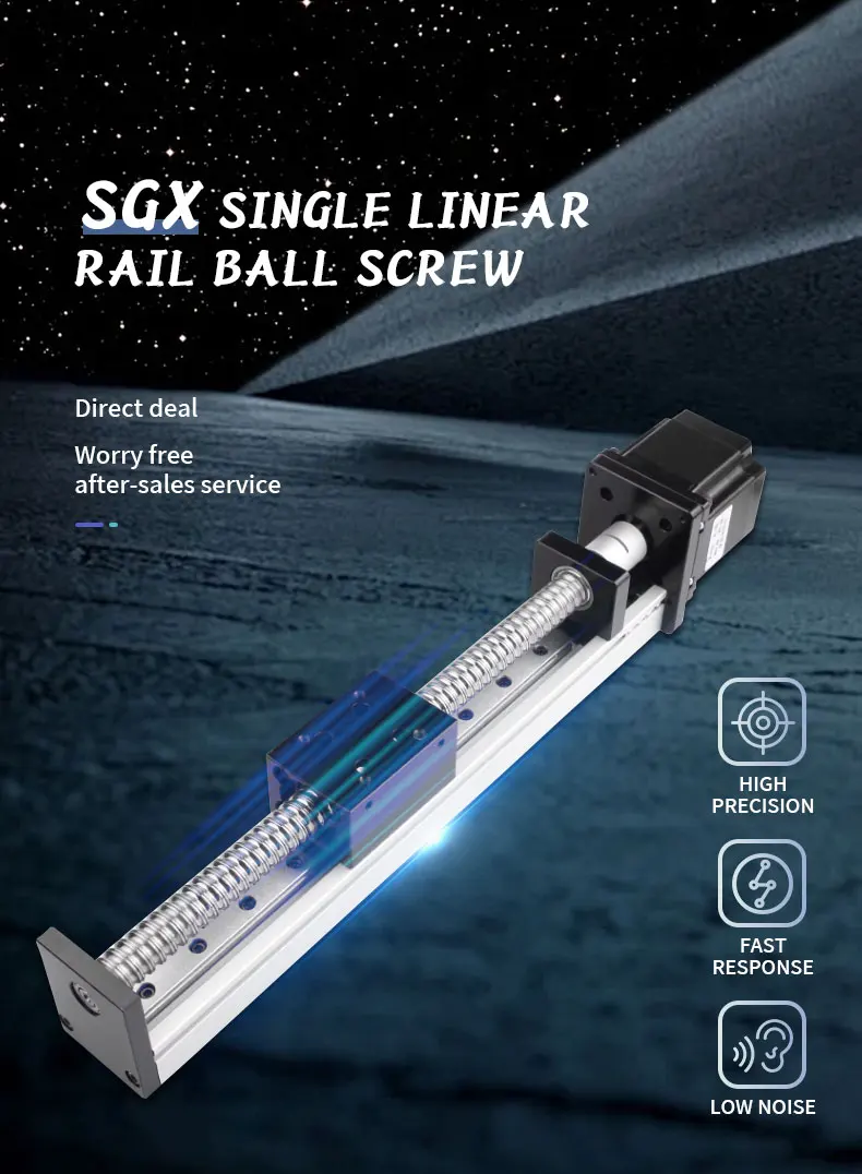 SGX Ball Screw Linear Slide Guide - Precision & Durability