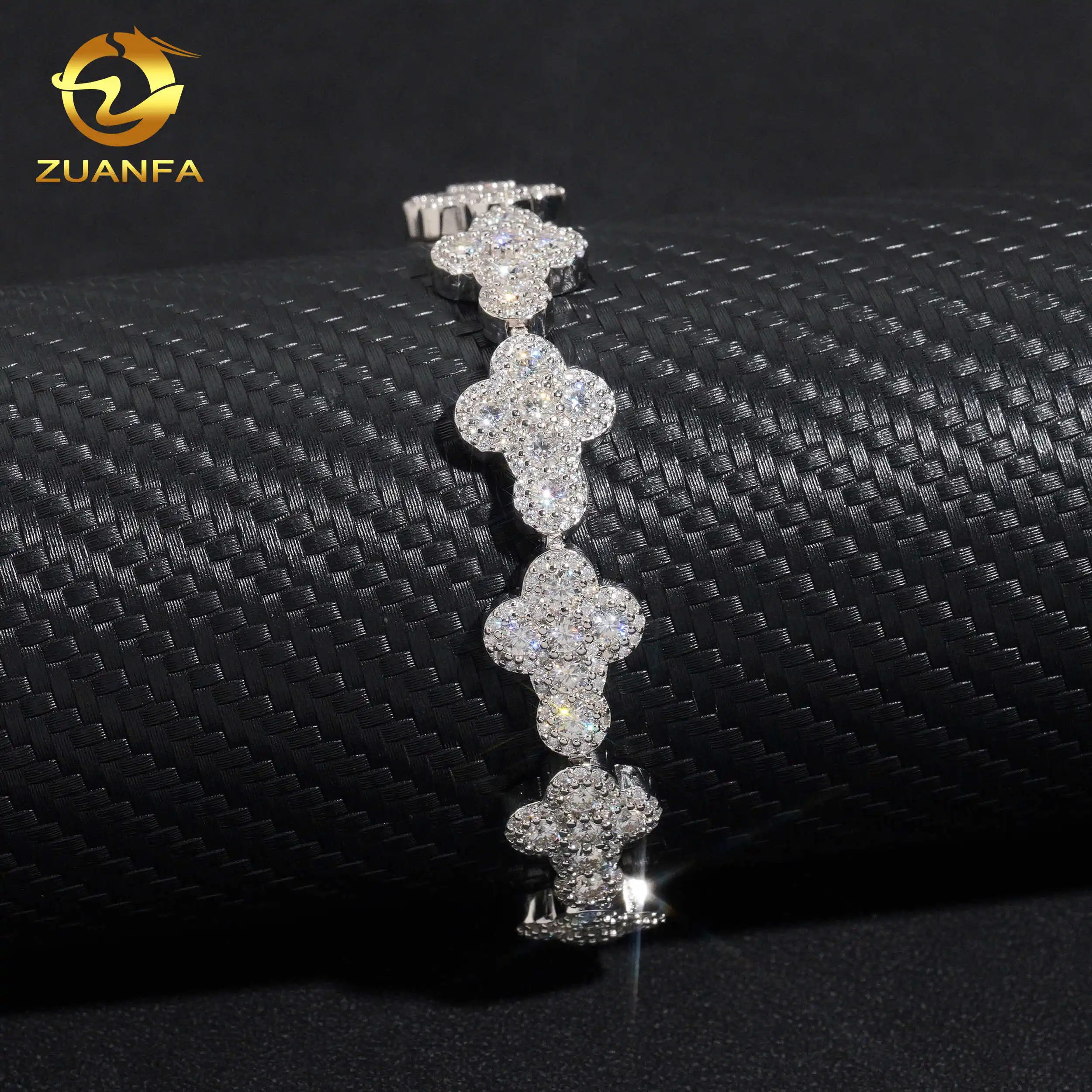Gra Certified Moissanite Diamond Tennis Bracelet In 925 Silver_voghion.com