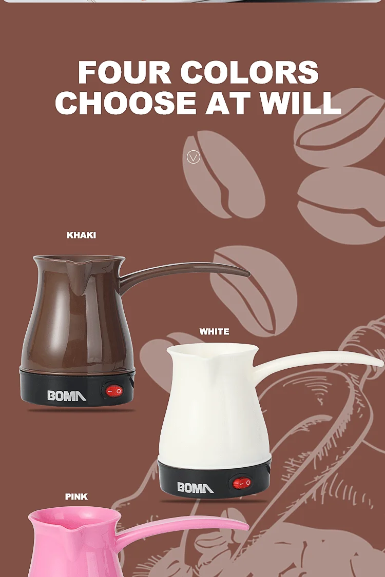 Boma Electric Coffee Pot Cb Ce 0.5l Mini Size Plastic Material Electric