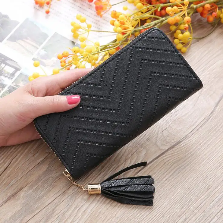 Wholesale Wholesale latest design ladies purse ladies leather wallet with  change purse women wallets From m.