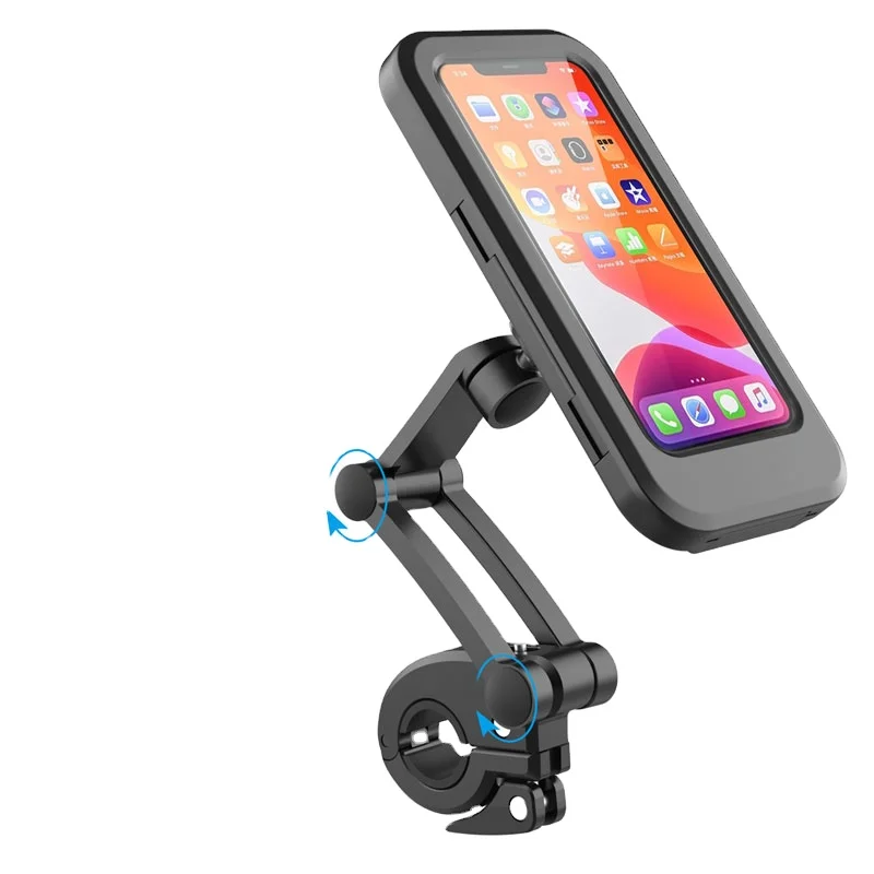 2 Supports Téléphone Vélo En Silicone – Universels, Angle Réglable, Neufs