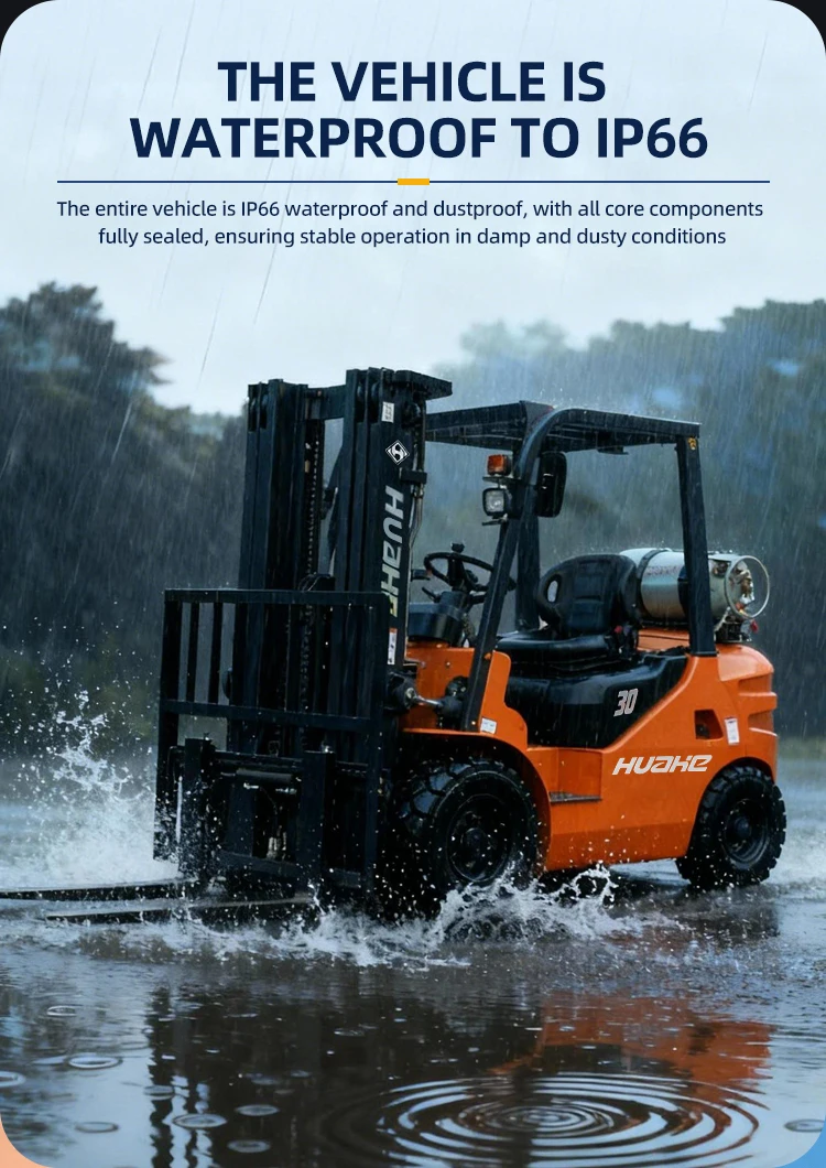 China Factory   3 Ton Lpg/gasoline  Forklift with Competitive Price