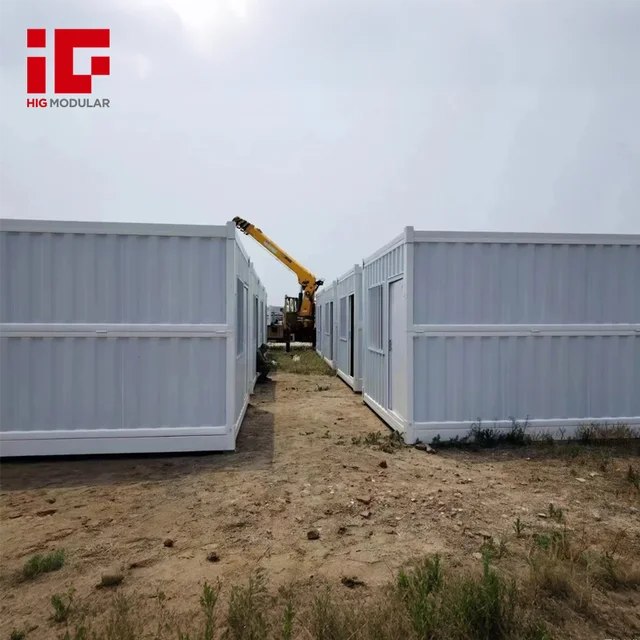 20ft 40ft Temporary Housing Worker Refugee Camps Prefab Office Staff Accommodation Portable Foldable Folding Container House