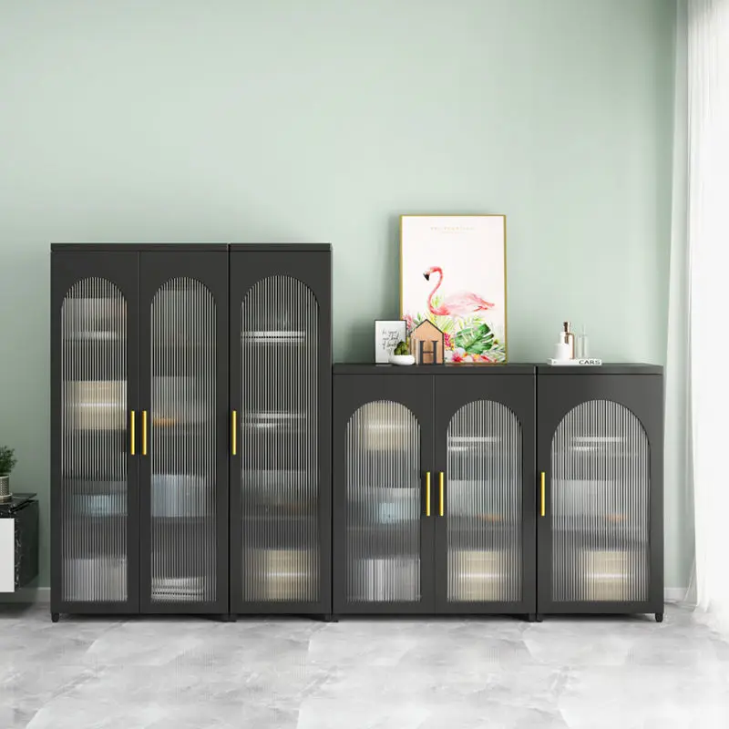 Alibaba.com: Adjustable metal storage cabinet with glass doors, modern ...