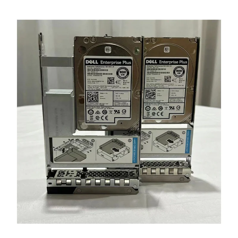 Dell 900GB 15K RPM SAS 12gbps 2.5 Hard Drives - Reliable Storage
