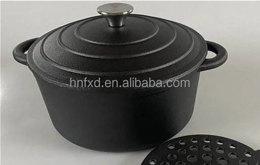 Low MOQ Non Stick Casserole Sets Enamel Dutch Oven Pot Set Cast Iron Enamel Pot Cookware