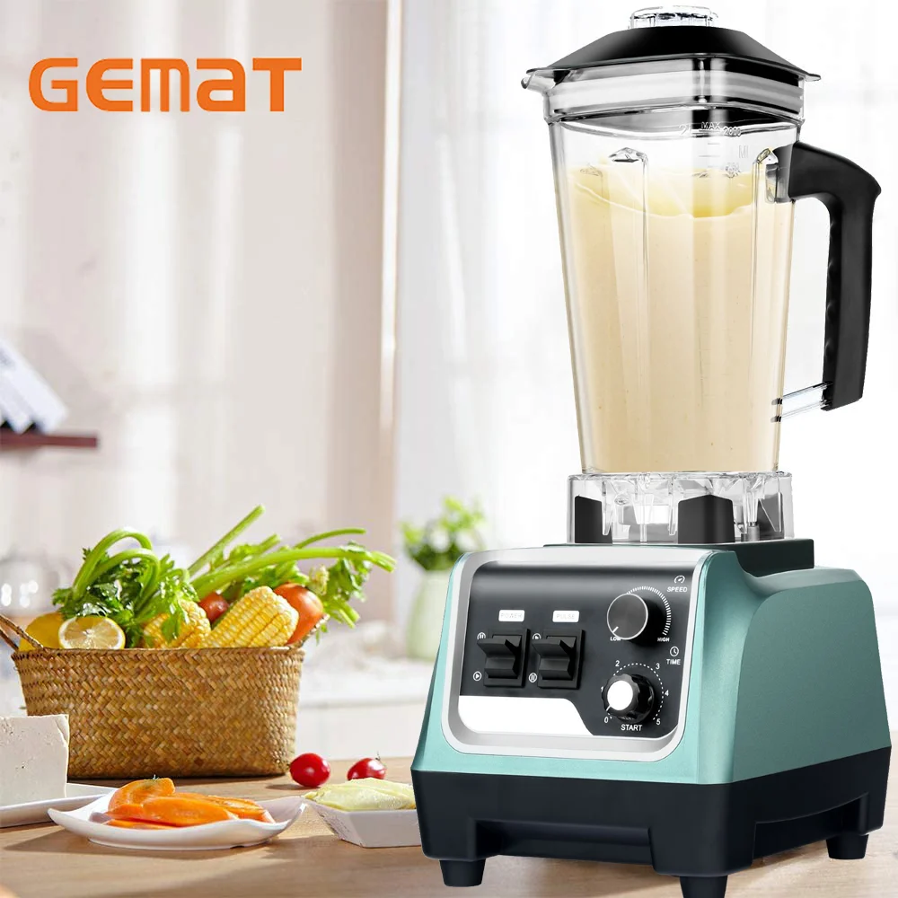 Gemat blender kitchen appliances 2L EK-1 jar 3000w heavy duty blender and  food processor Digital Blender