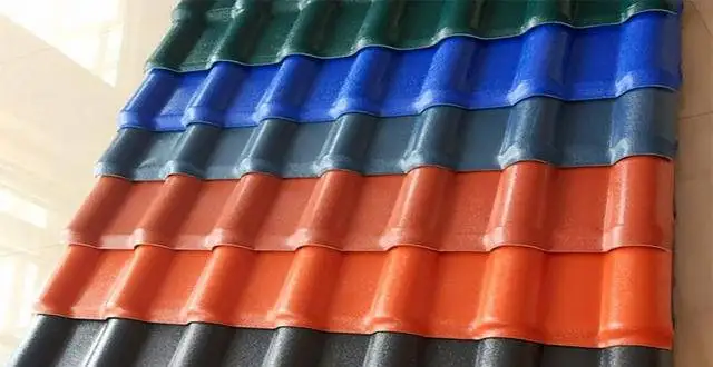 asa pvc plastic synthetic t roof tile