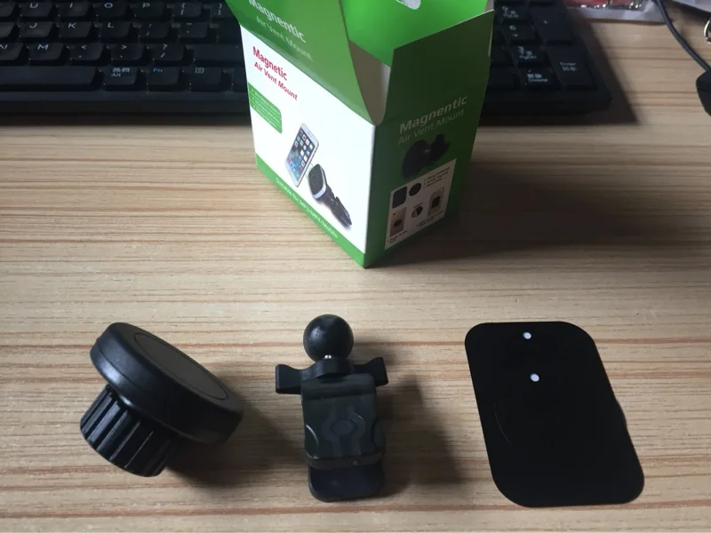 Регулируемый Поворотный магнитный автомобильный держатель для телефона магнитное крепление на вентиляционное отверстие для Samsung iPhone