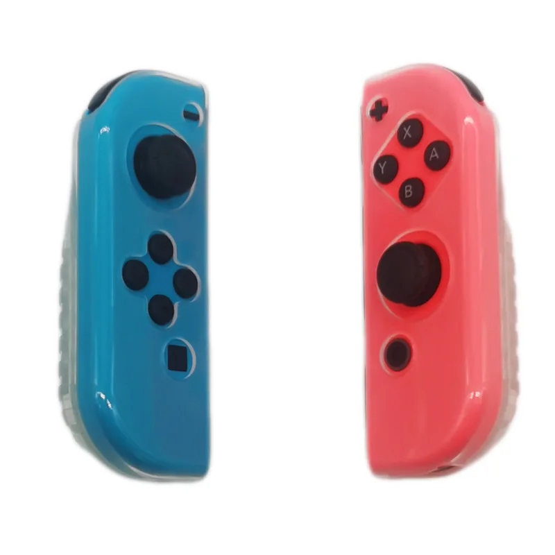 Liquid Silicone Grip for Left and Right Game Controller Handles For Nintendo Switch OLED LITE Transparent details