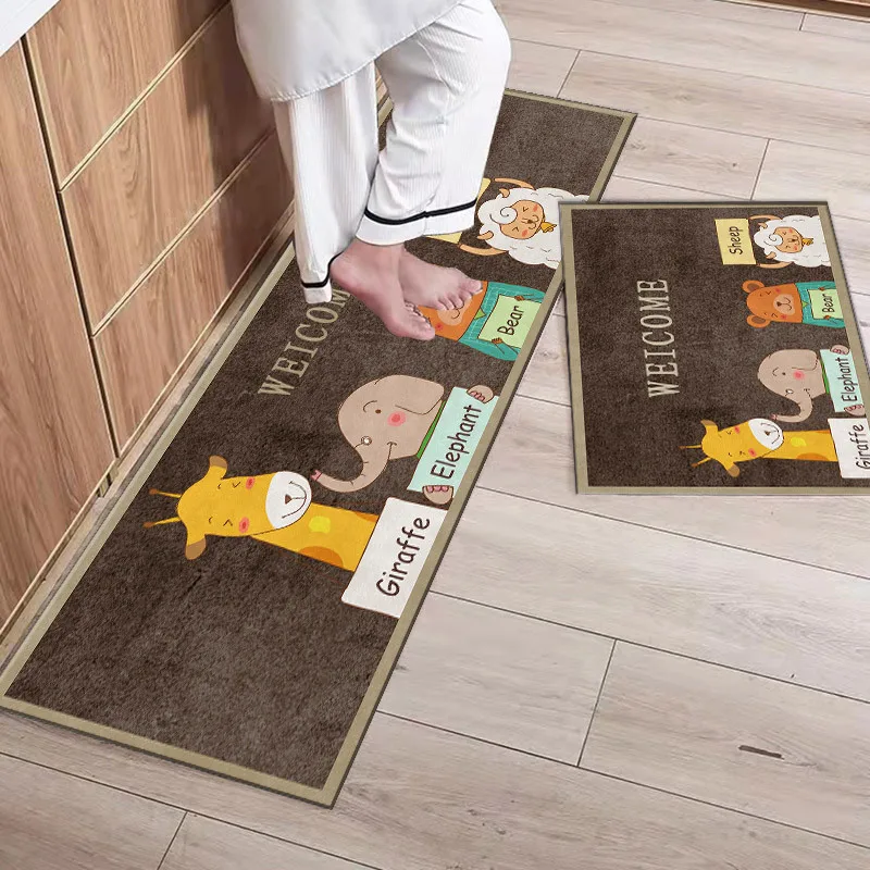 Anti Fatigue Mats And Rugs Kids Washable Customized Color Kitchen Rugs Comfortable Microfiber Rubber Shower Mats