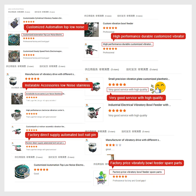 Round Assembly Automatic Feeding Machine Auto Spare Parts Multi Track Vibration Bowl Feeder